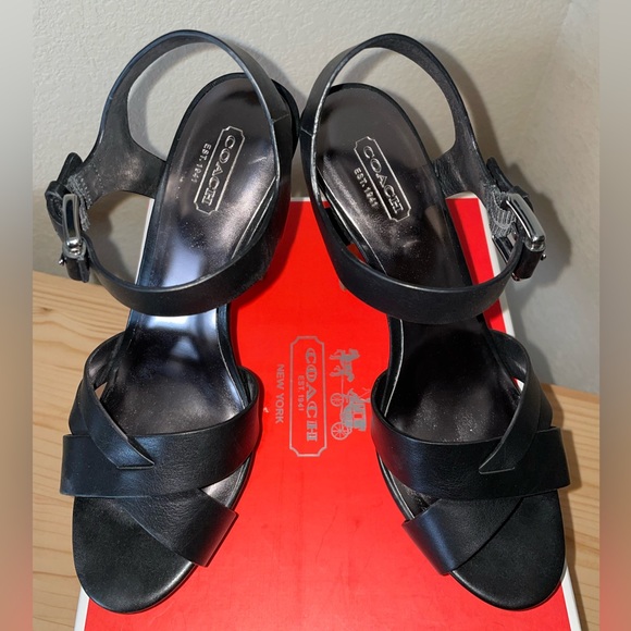 COACH Black Heels - Picture 3 of 13